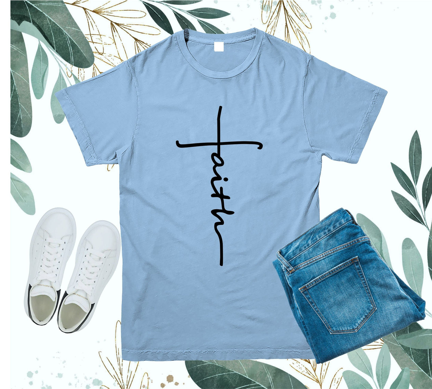 Men's Faith Cross Tee