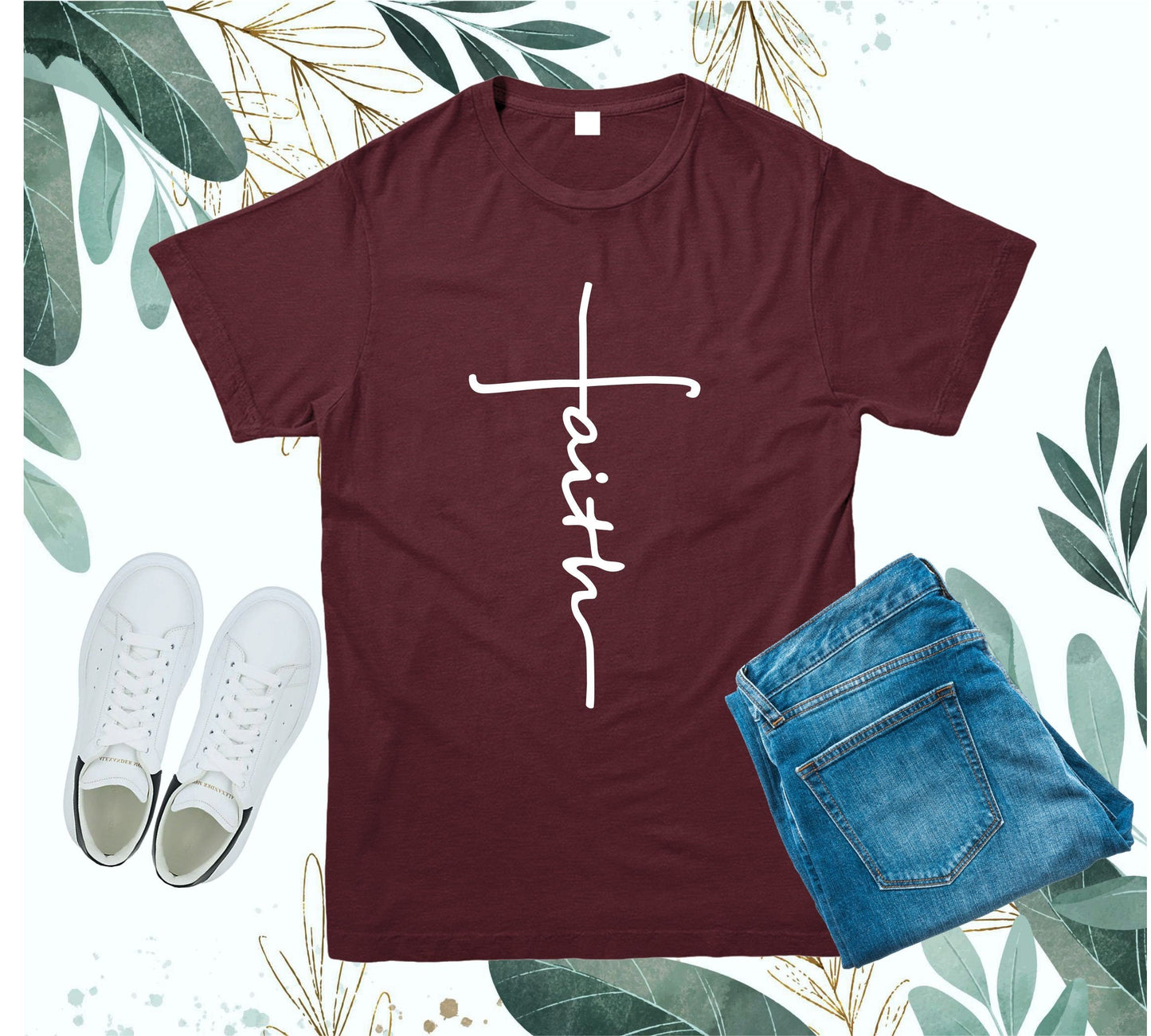Men's Faith Cross Tee