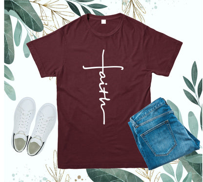 Men's Faith Cross Tee