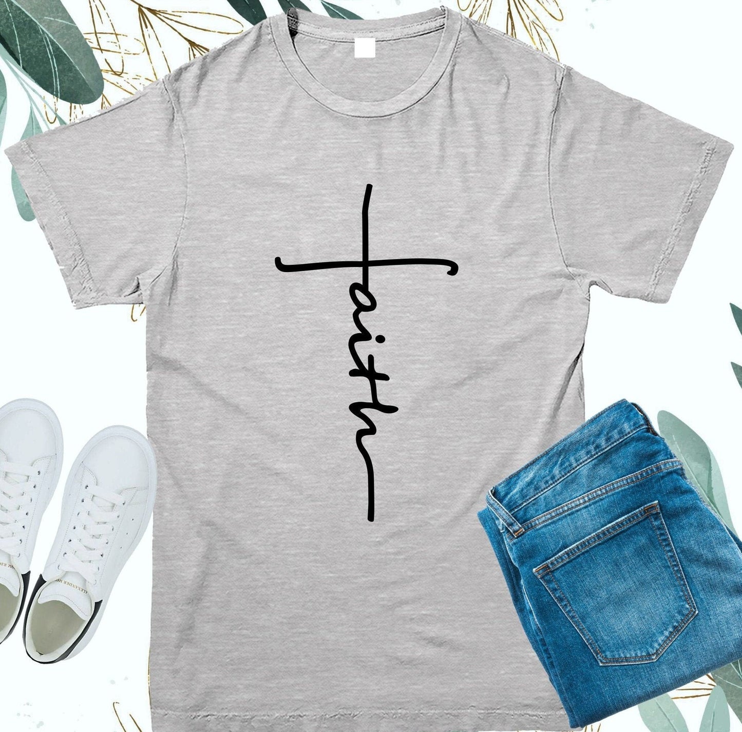 Men's Faith Cross Tee
