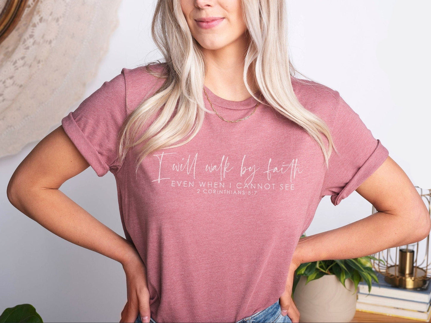 I Will Walk By Faith Tee