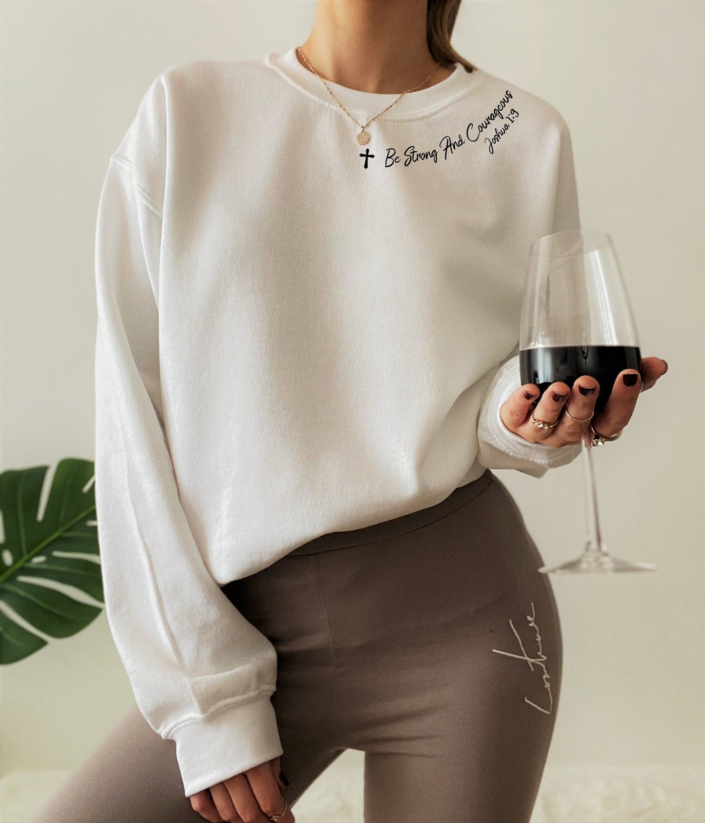 Be Strong & Courageous Sweater