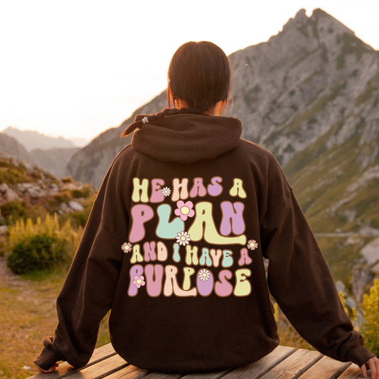 He Has A Plan Hoodie V4