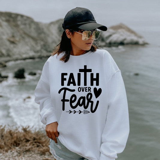 Faith Over Fear Sweater