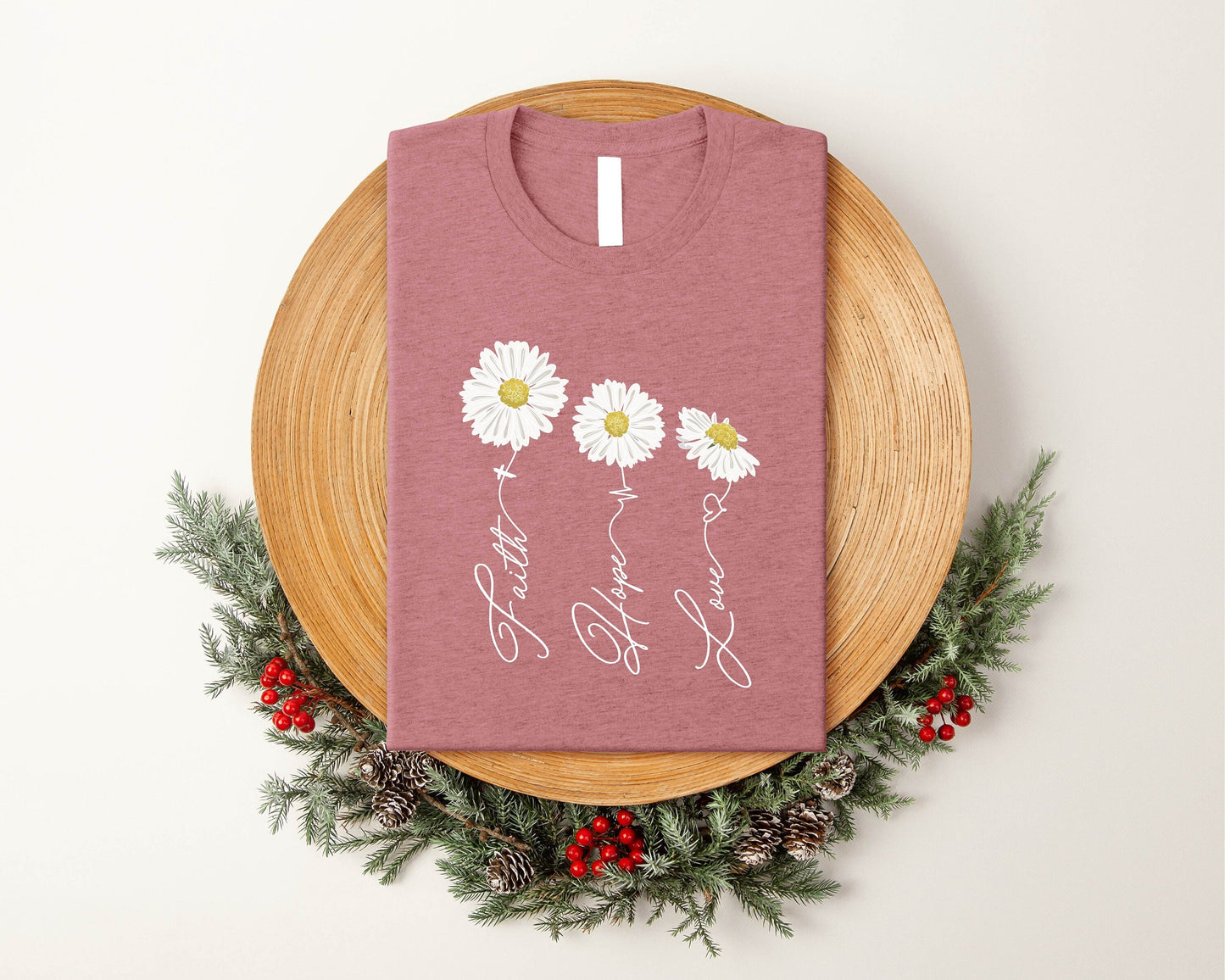 Faith Hope Love Daisy Shirt