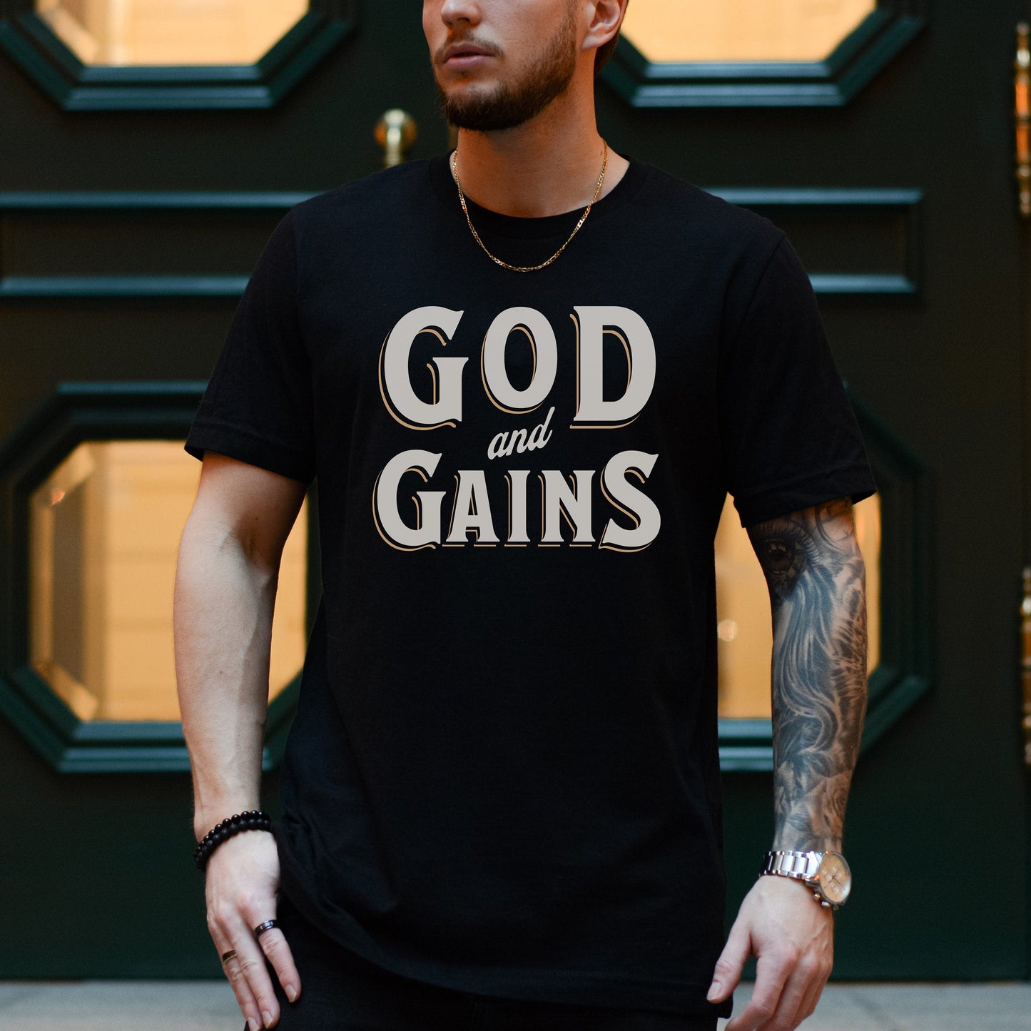 God & Gains Tee