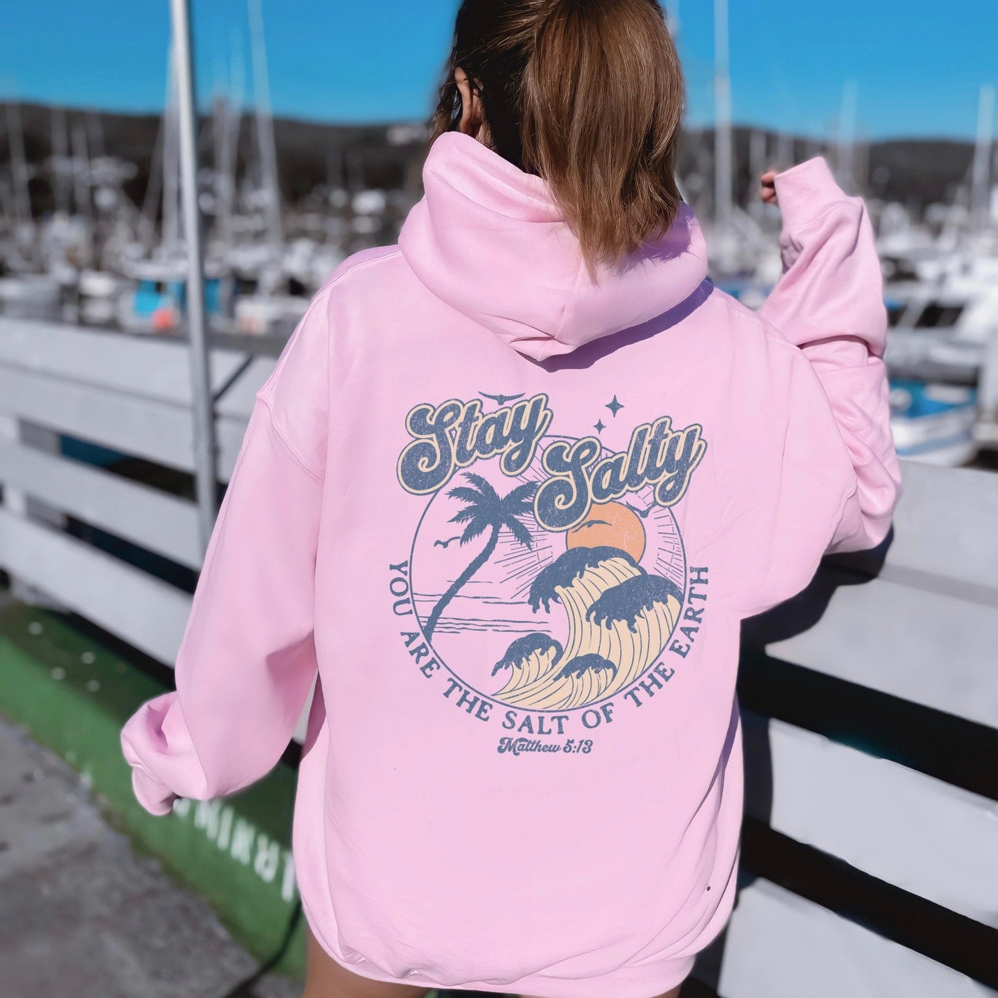 Stay Salty Christian Hoodie