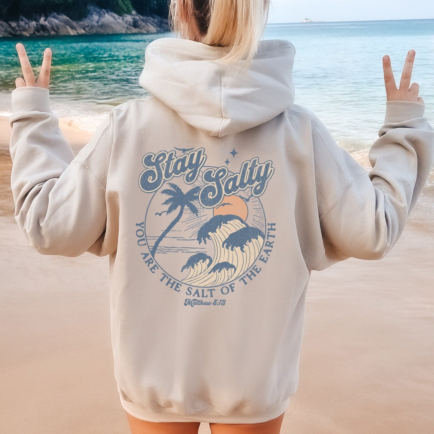 Stay Salty Christian Hoodie