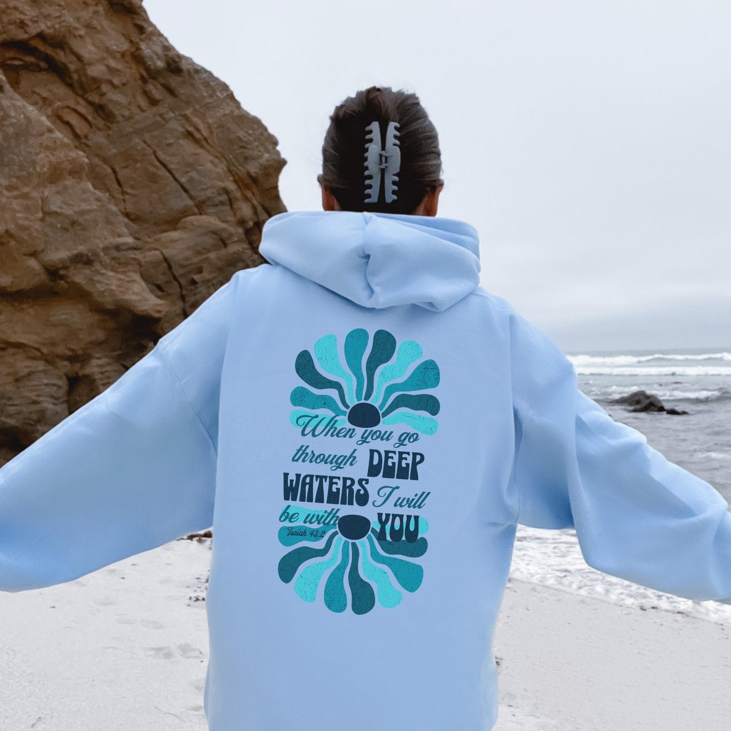 Ocean Inspired Style Christian Hoodie