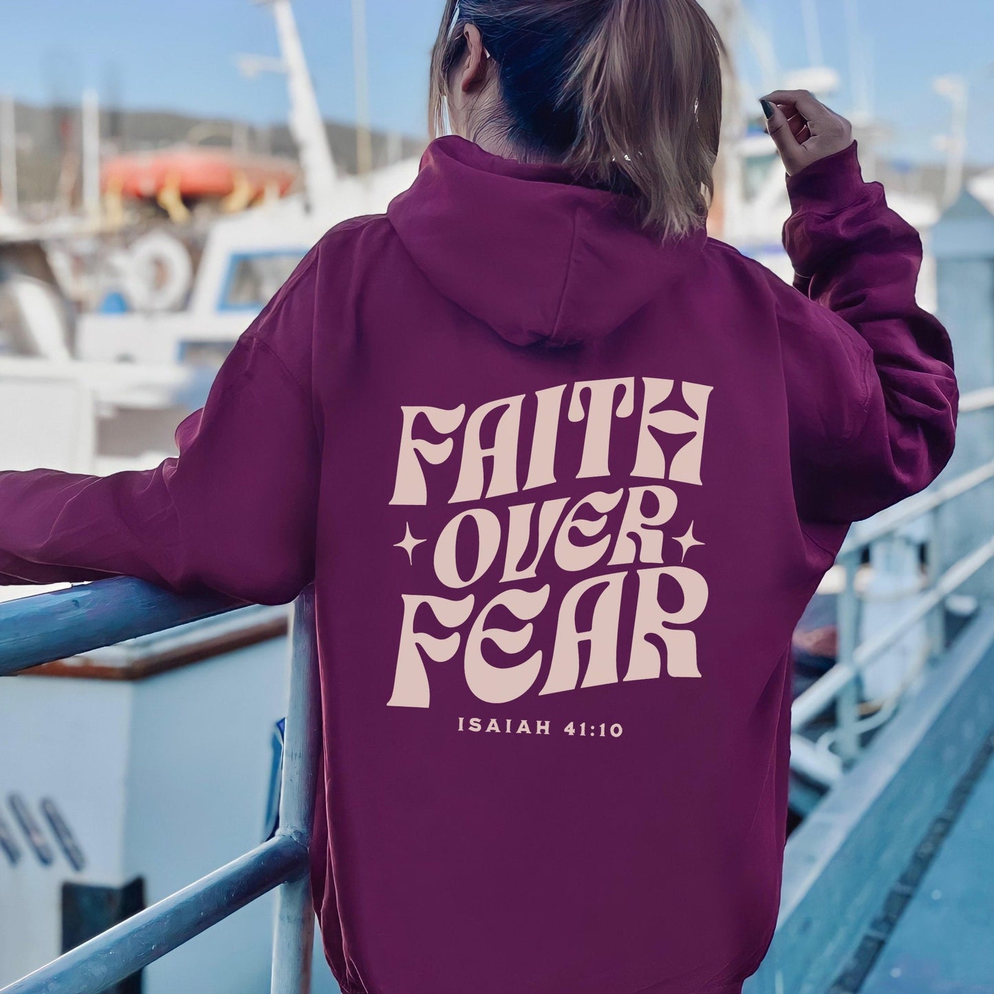 Faith Over Fear Hoodie V17