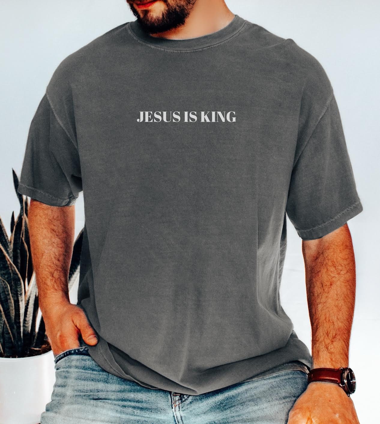 Jesus Is King Tee New V