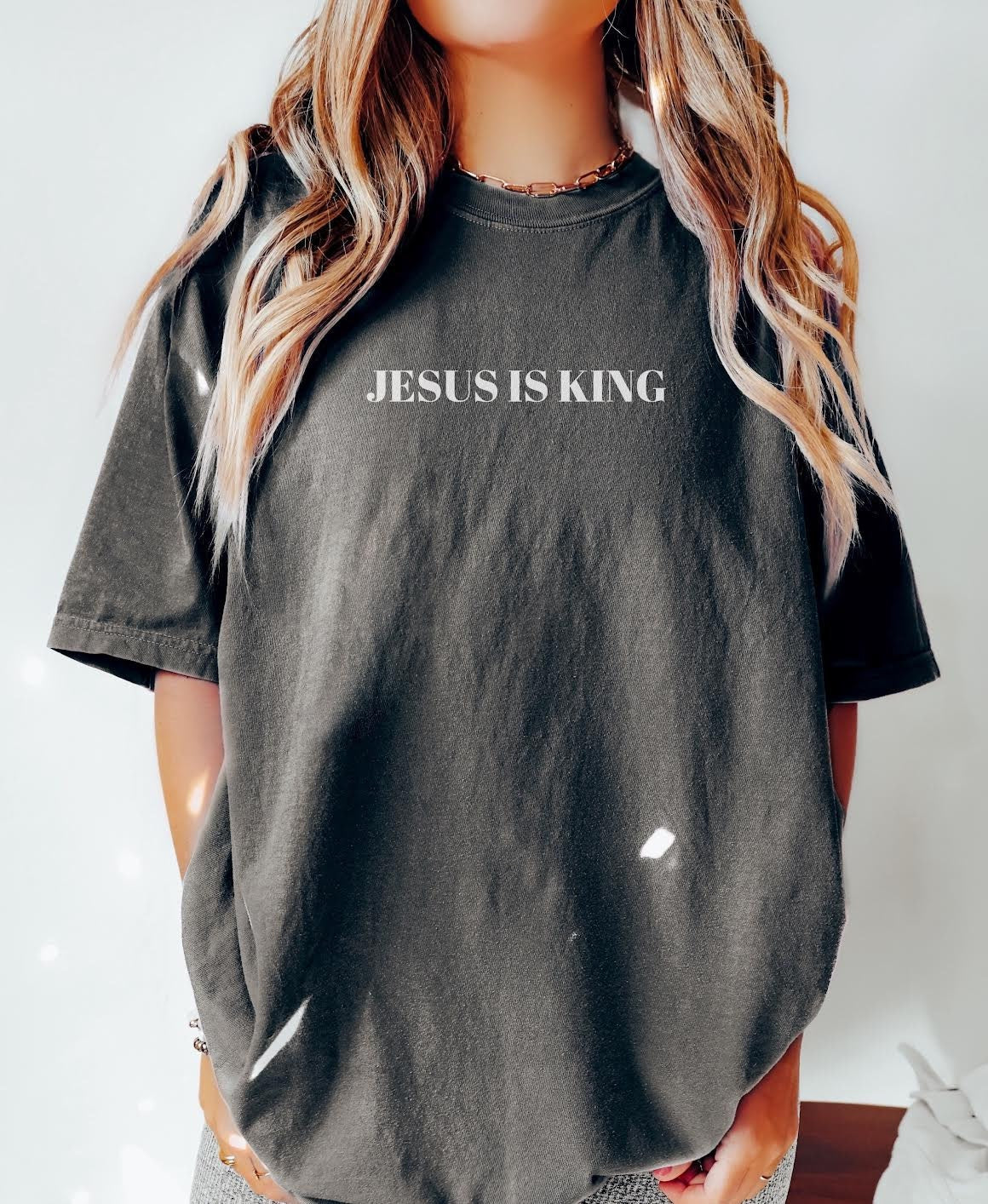 Jesus Is King Tee New V