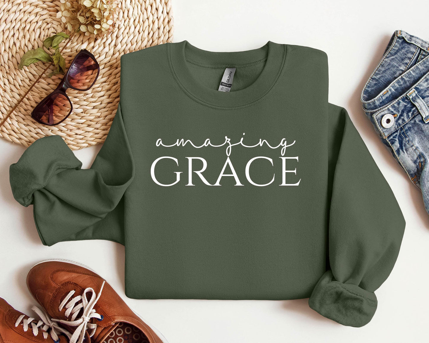 Amazing Grace Christian Sweatshirt