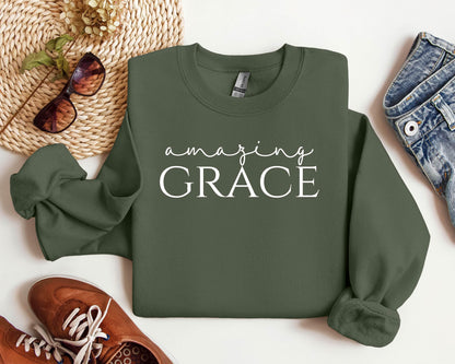 Amazing Grace Christian Sweatshirt
