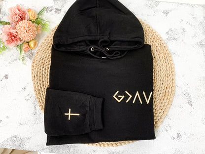 God Is Greater Hoodie V6