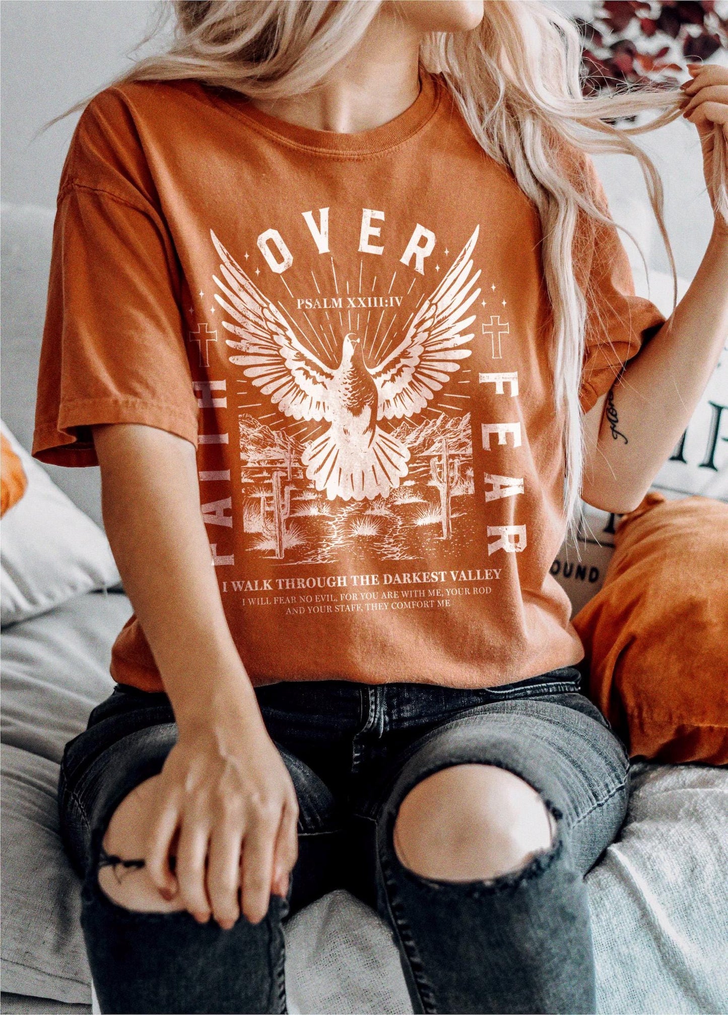 Faith Over Fear Tee V12