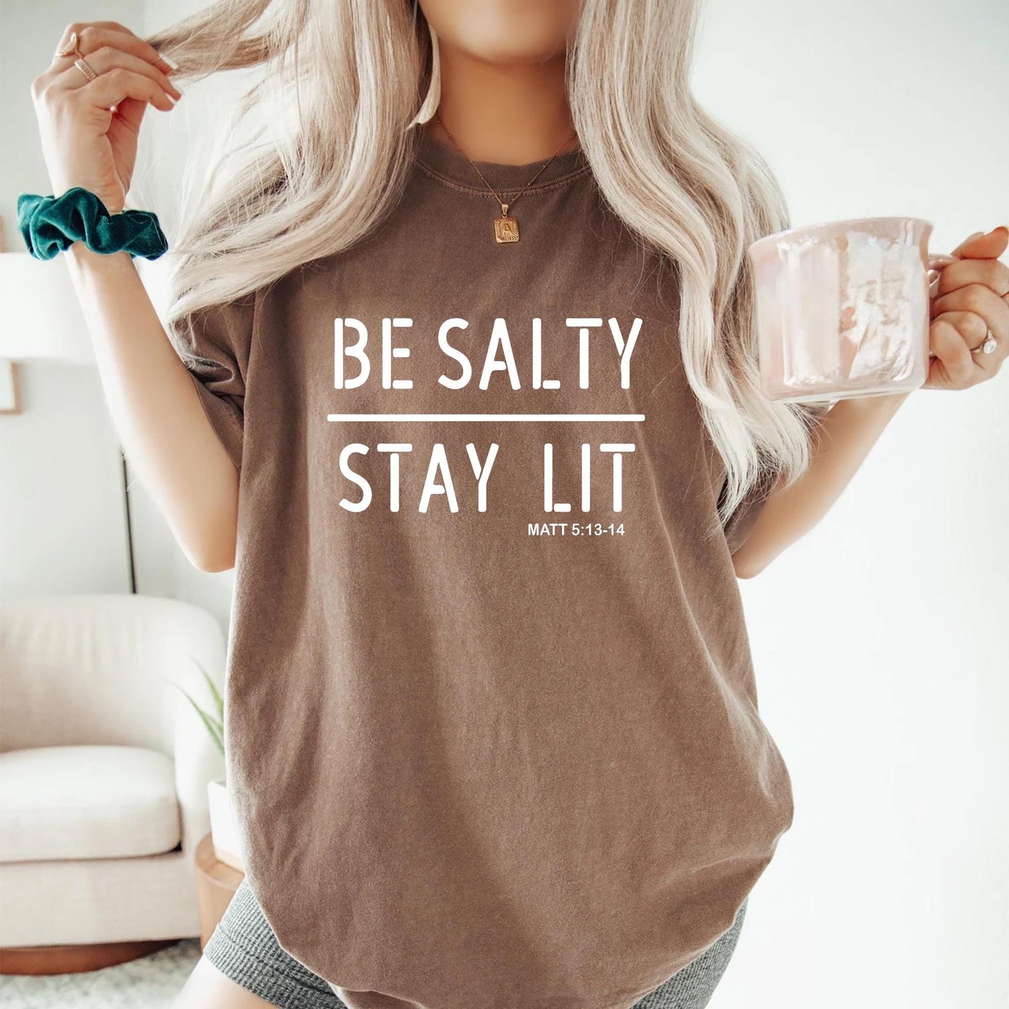 Be Salty Stay Lit Tee