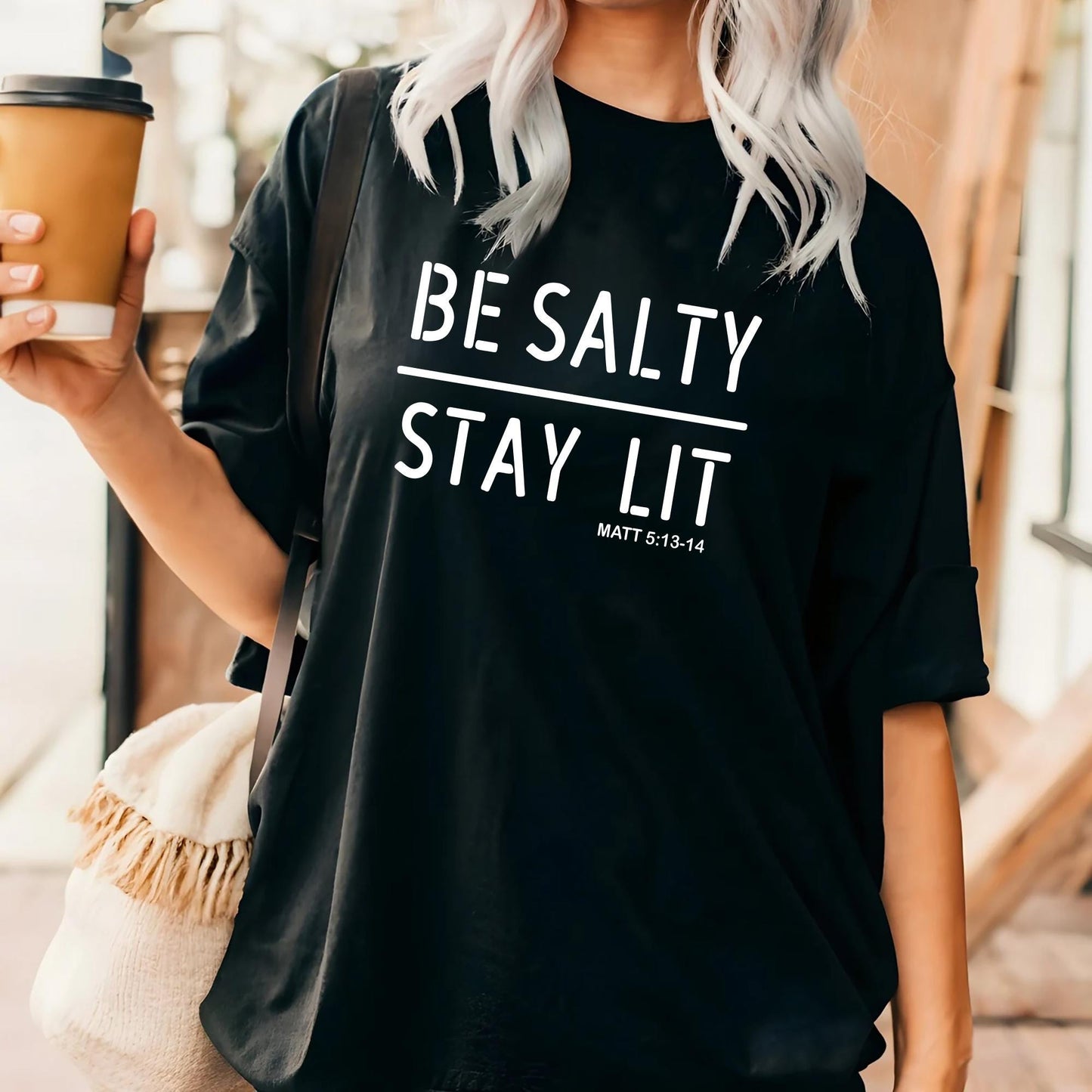 Be Salty Stay Lit Tee