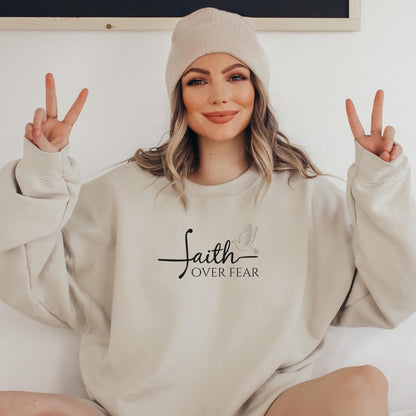 My Faith Over Fear Sweater V2