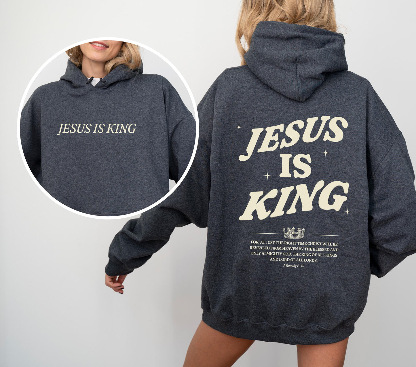 Jesus Is King Hoodie V9