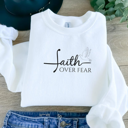 My Faith Over Fear Sweater V2