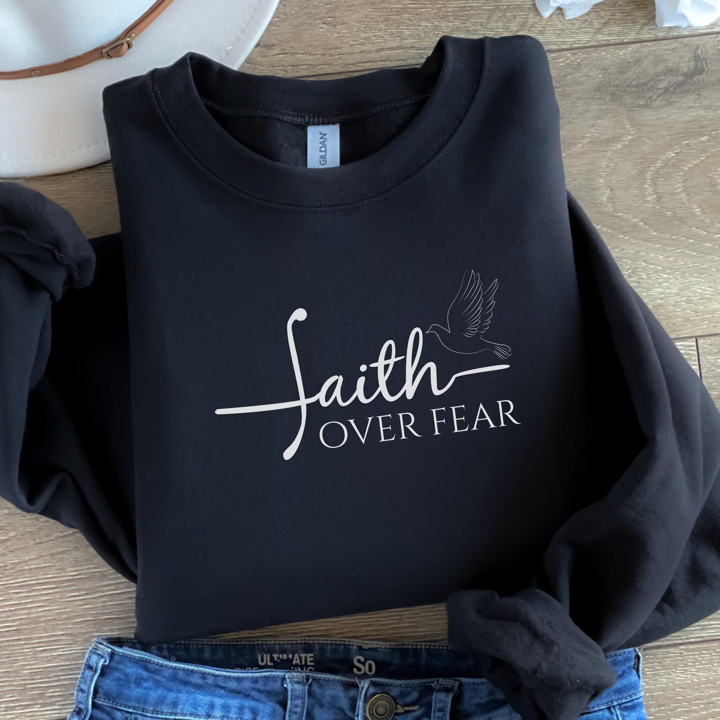 My Faith Over Fear Sweater V2