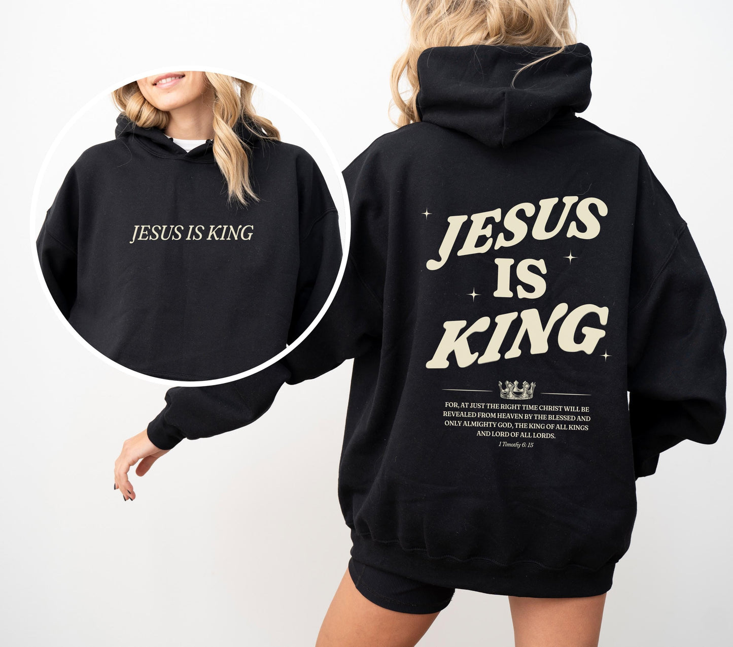 Jesus Is King Hoodie V9