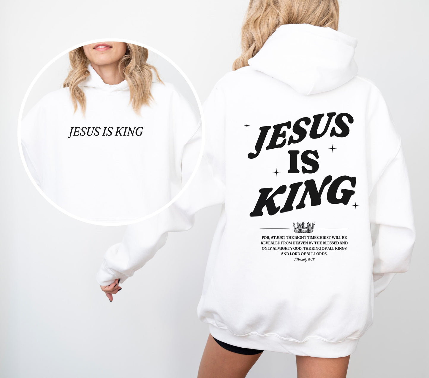 Jesus Is King Hoodie V9