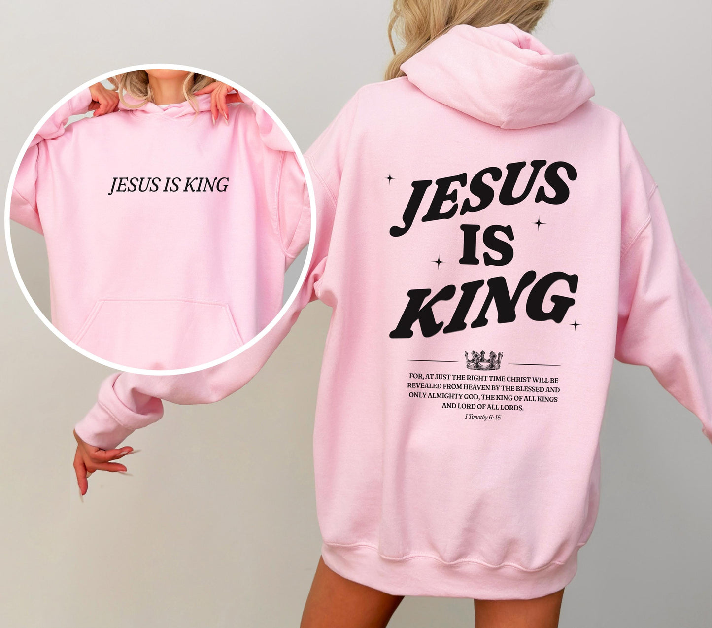 Jesus Is King Hoodie V9
