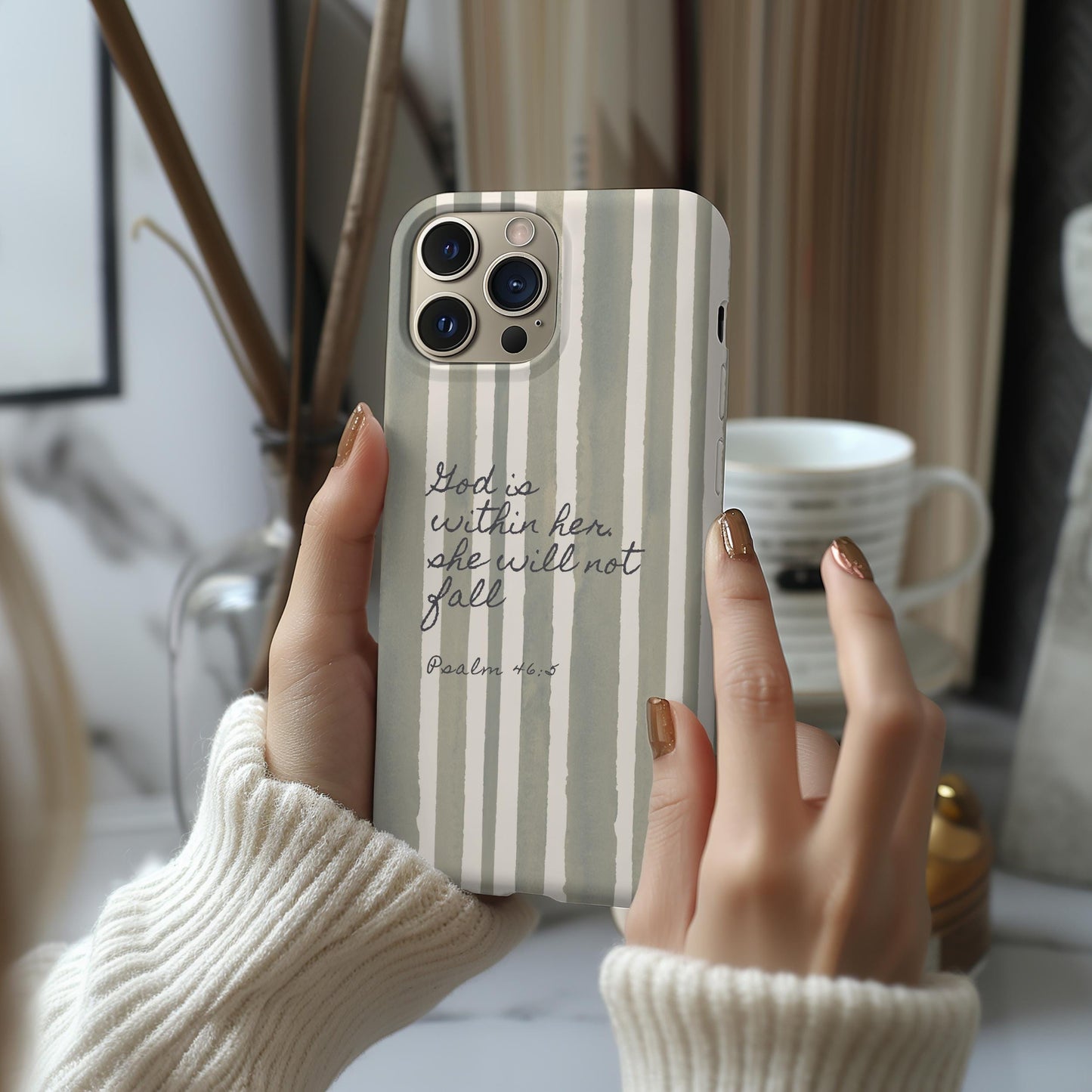 God Is Within Her Phone Case V4