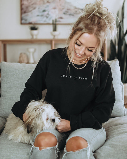 Jesus Is King Sweater V2