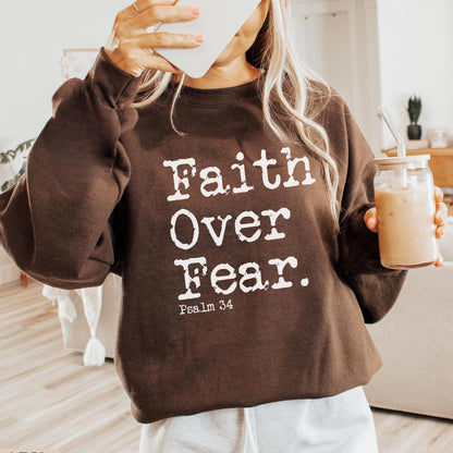 The Faith Over Fear Sweater New