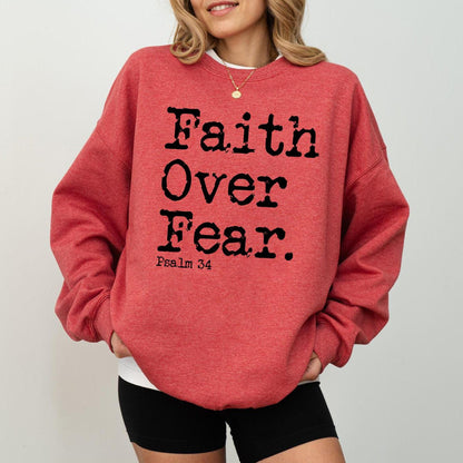 The Faith Over Fear Sweater New