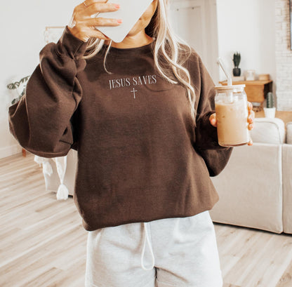 Jesus Saves Sweater V7