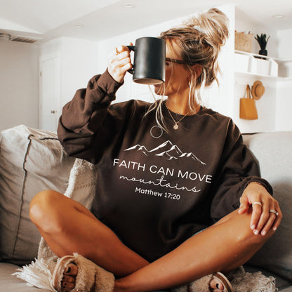 Faith Can Move Mountains Sweater V4
