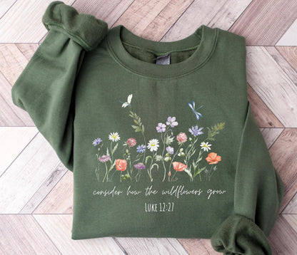 Consider The Wildflowers Sweater