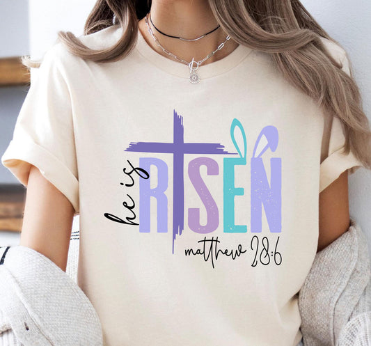 He Is Risen Tee V2