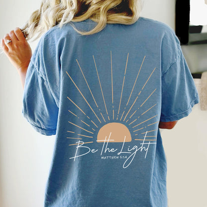 Be The Light Back Print Shirt