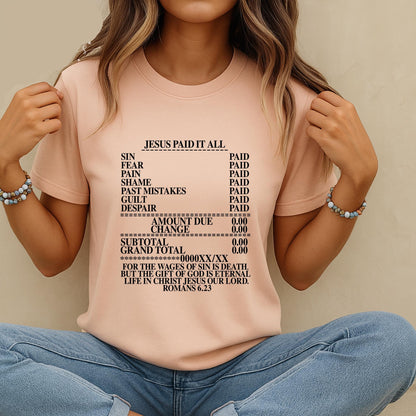 Jesus Paid It All Tee