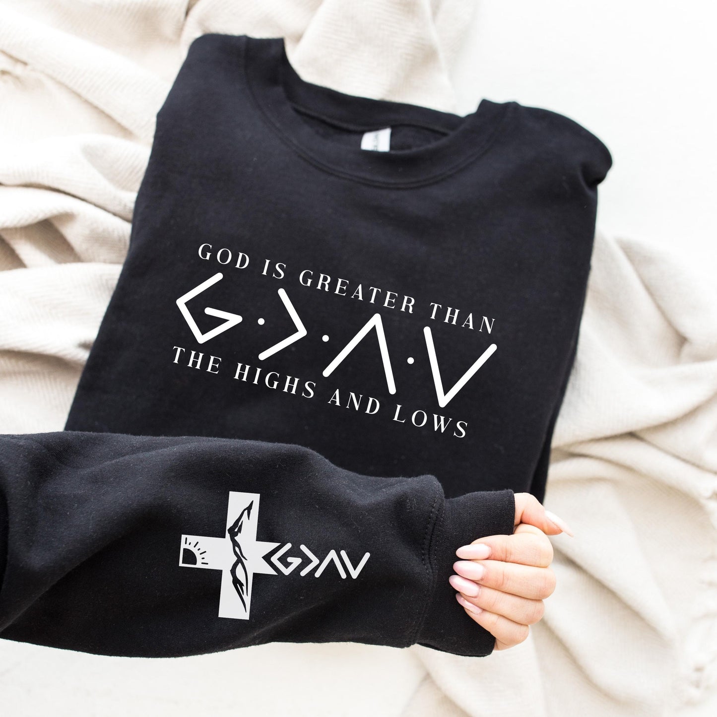 God is Greater Sweater V12