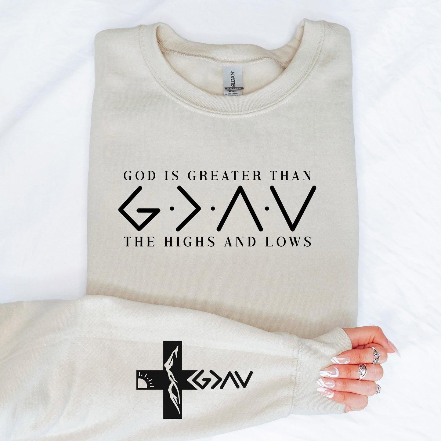 God is Greater Sweater V12