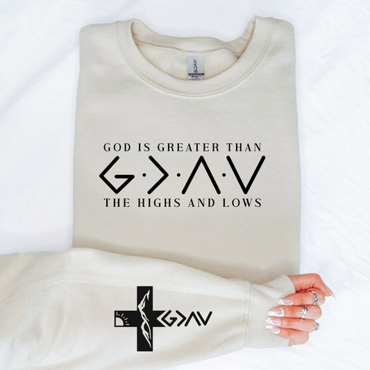 God is Greater Sweater V12