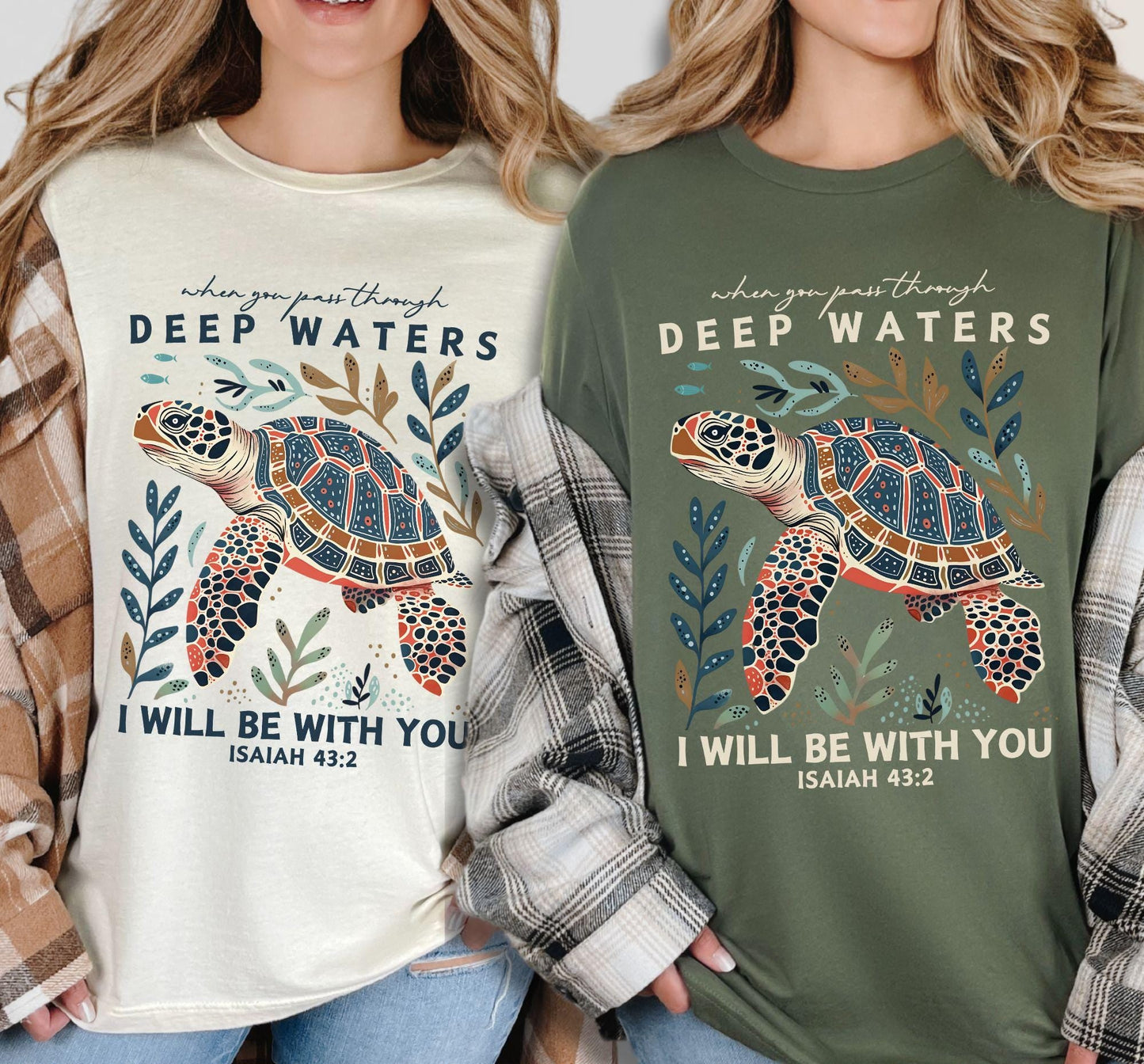 Deep Waters Turtle Tee