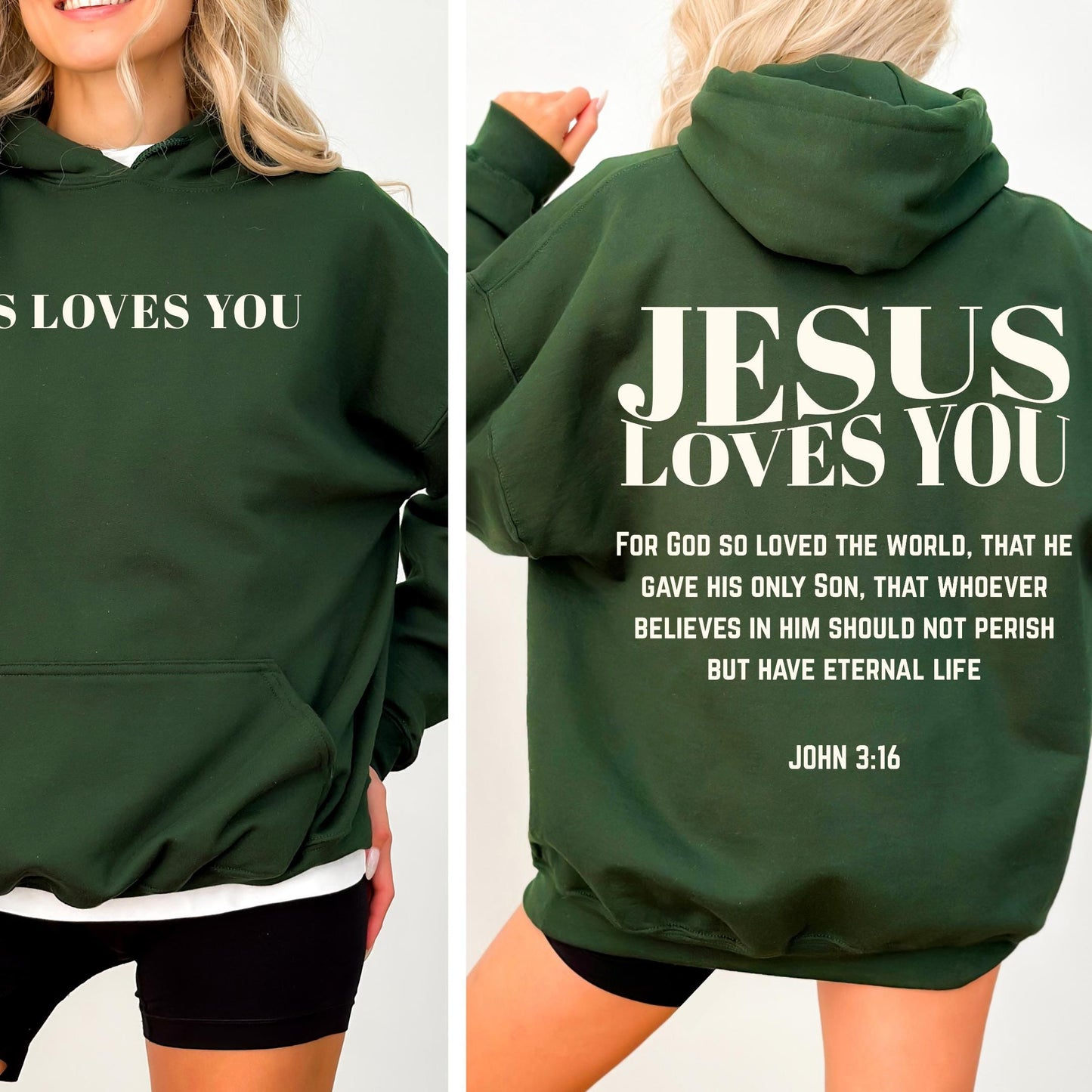 Jesus Loves You Hoodie V17