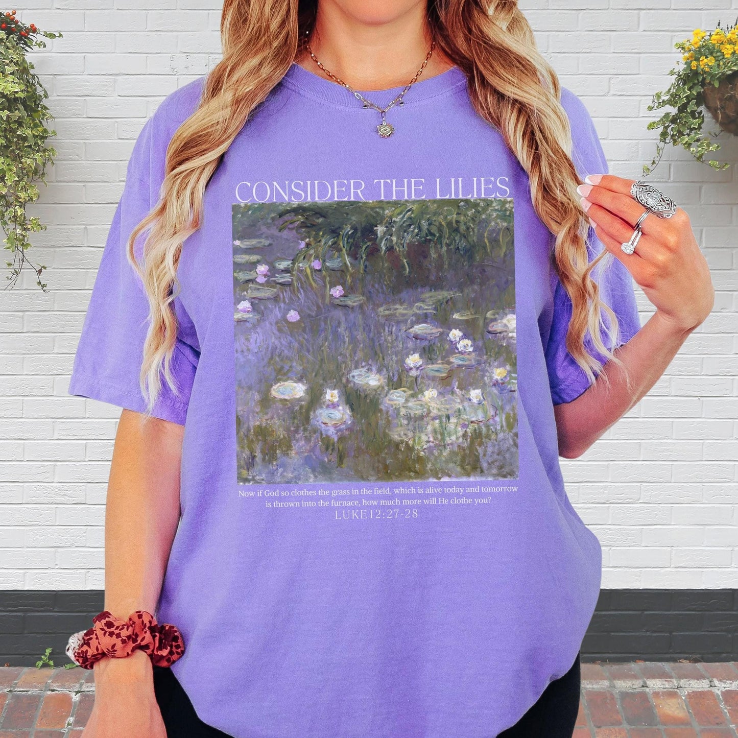 Consider The Lilies Christian Shirt