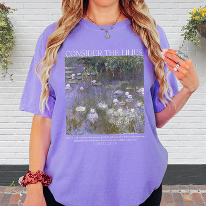Consider The Lilies Christian Shirt