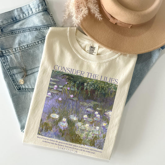 Consider The Lilies Christian Shirt