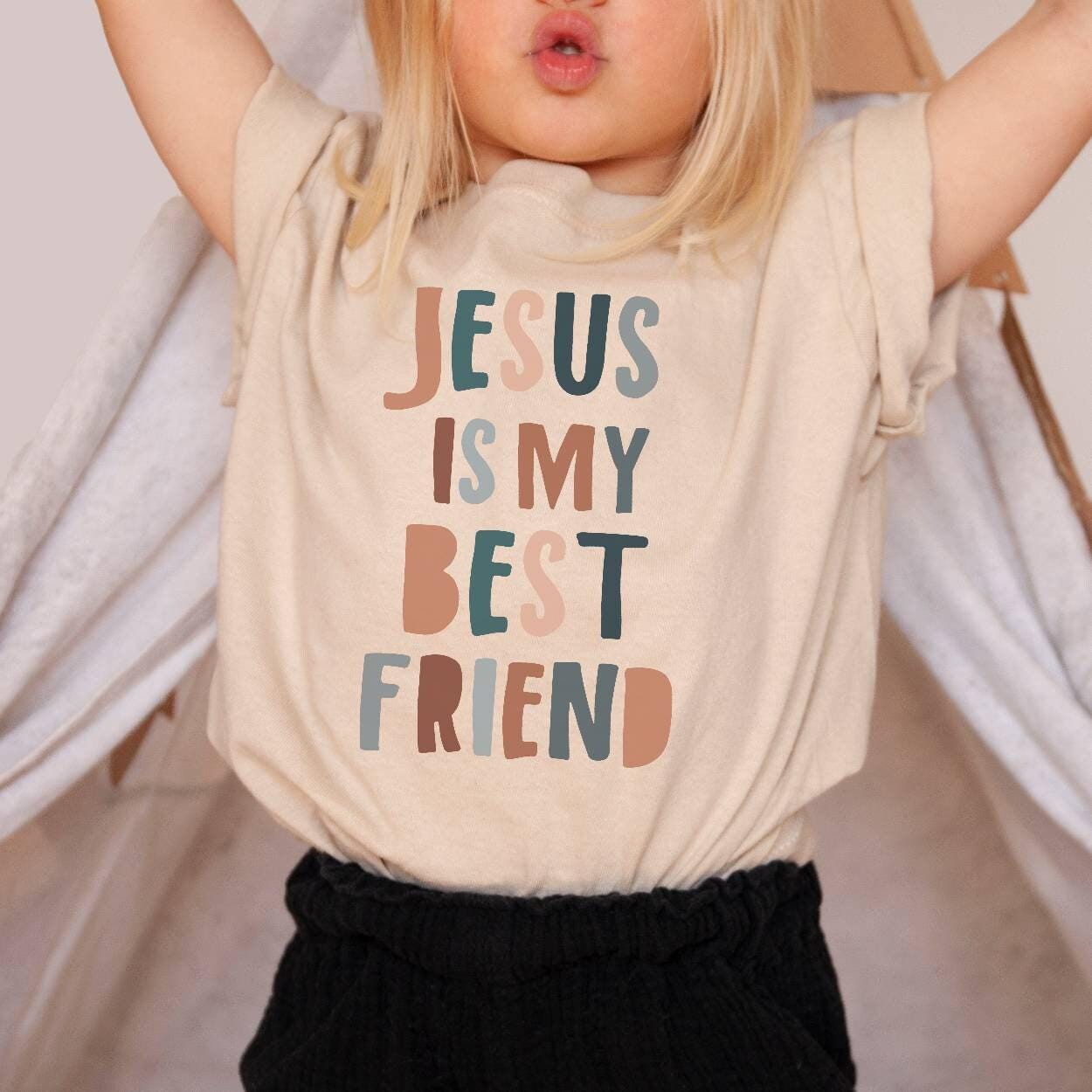 Jesus Is My Best Friend Kids Tee