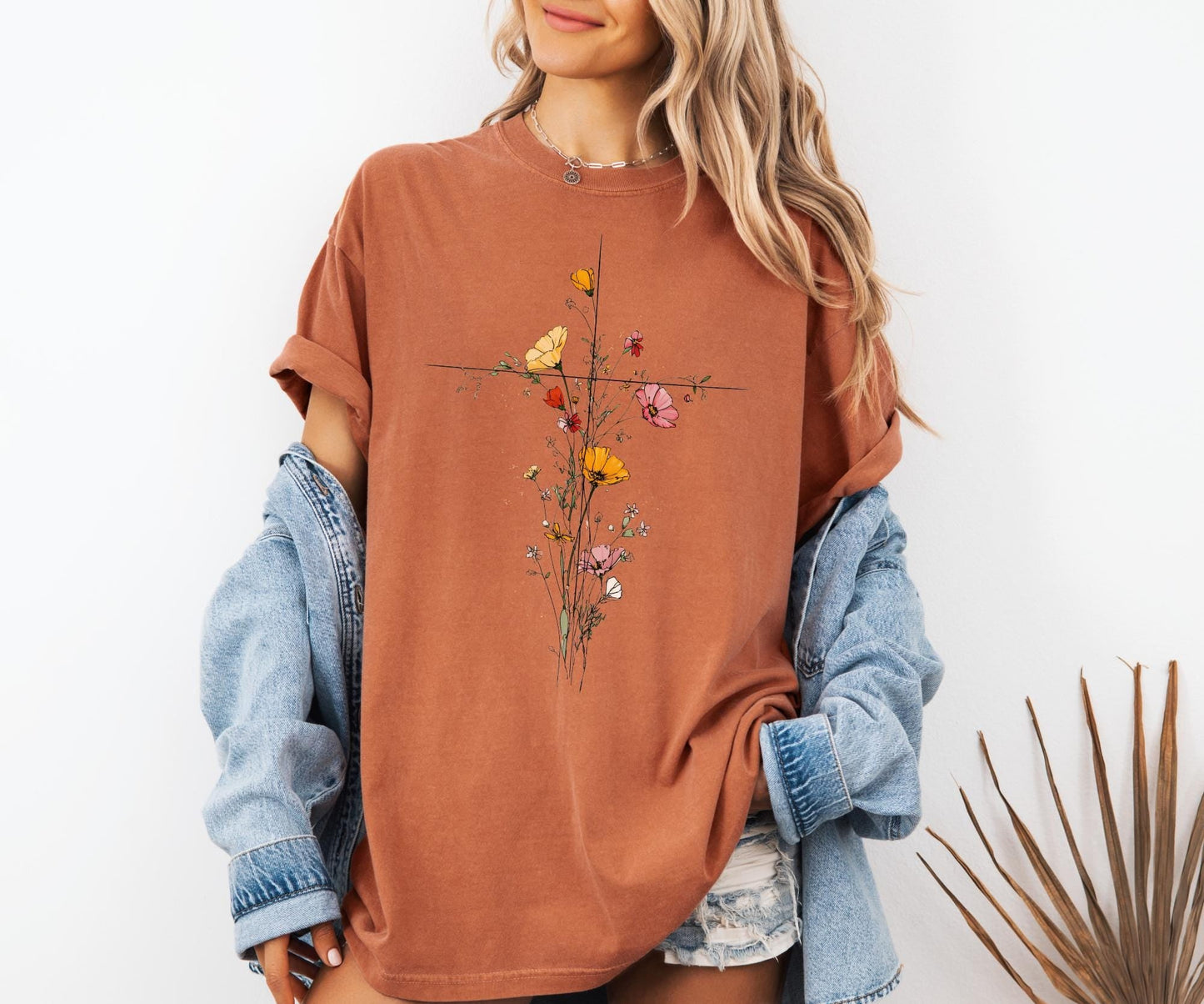 Floral Cross Shirt