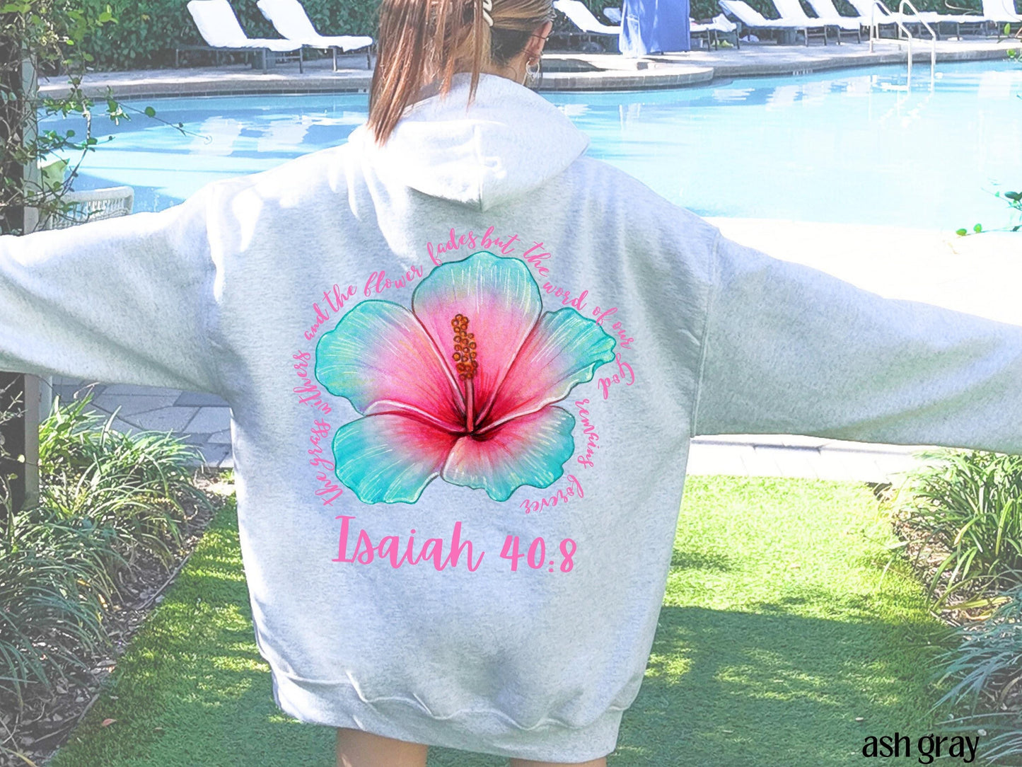 Hibiscus Christian Sweatshirt